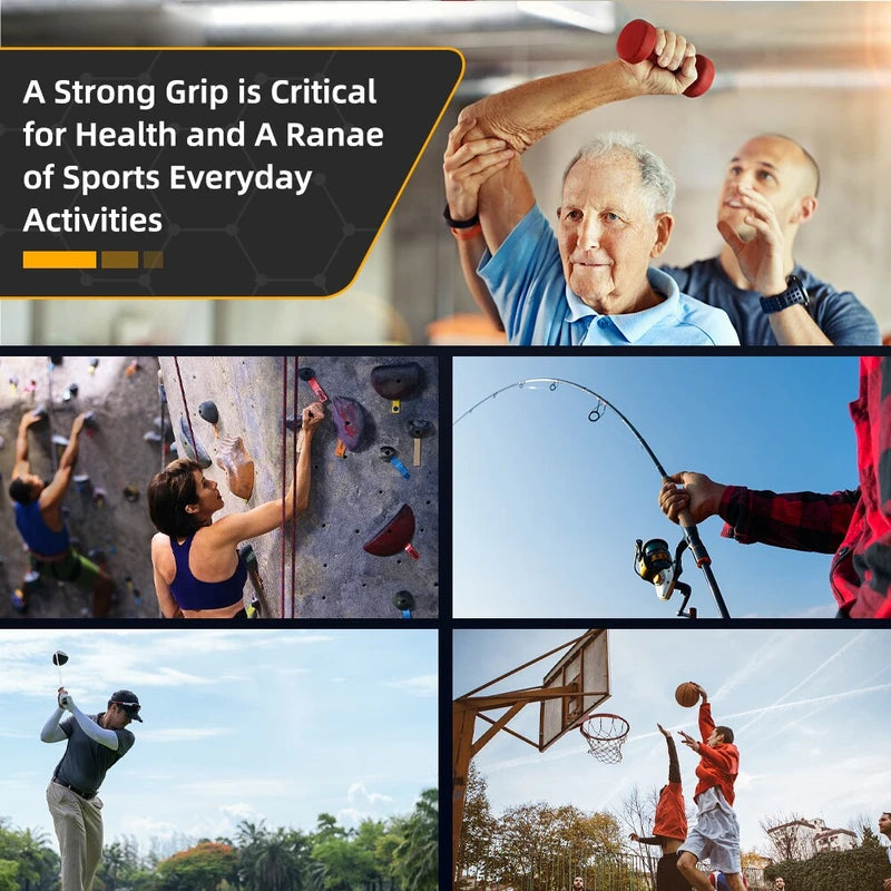 Digital Hand Grip Strength Tester 120Kg / 265Lbs, USB Dynamometer Meter with LCD Screen for Sport Power Training