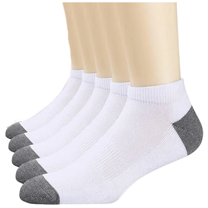 Men Breathable Cotton & Bamboo Fiber Socks, Winter & Autumn Sports Stockings, Sweat Absorption Business Sox