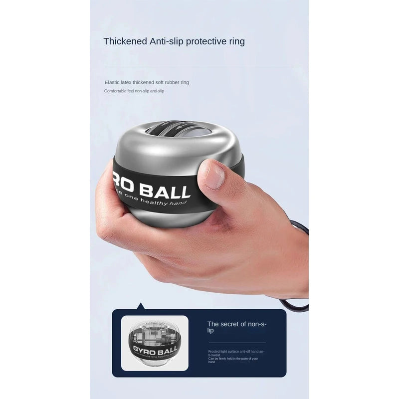 Gyro Wrist Power Ball Gyroscope Trainer for Arm Fitness, Hand Muscle Relaxation & Sport Equipment