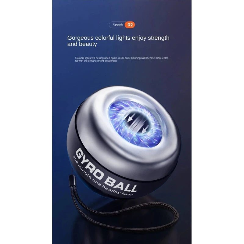 Gyro Wrist Power Ball Gyroscope Trainer for Arm Fitness, Hand Muscle Relaxation & Sport Equipment