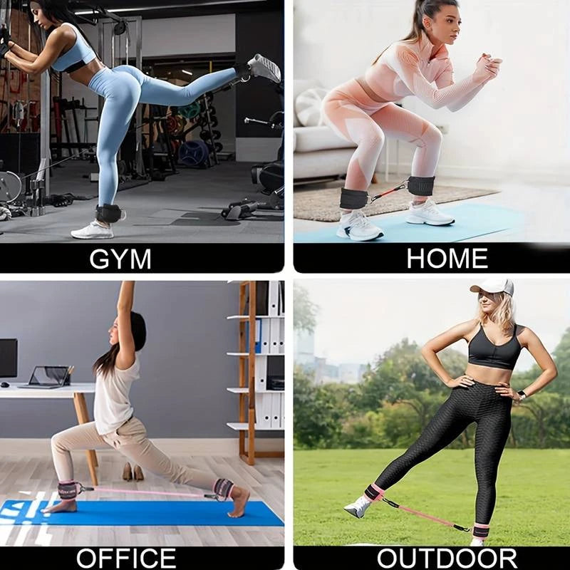 Ankle and Hip Strength Training Protector, Double Buckle Indoor Sports, Gantry Frame Rear Kick Ankle