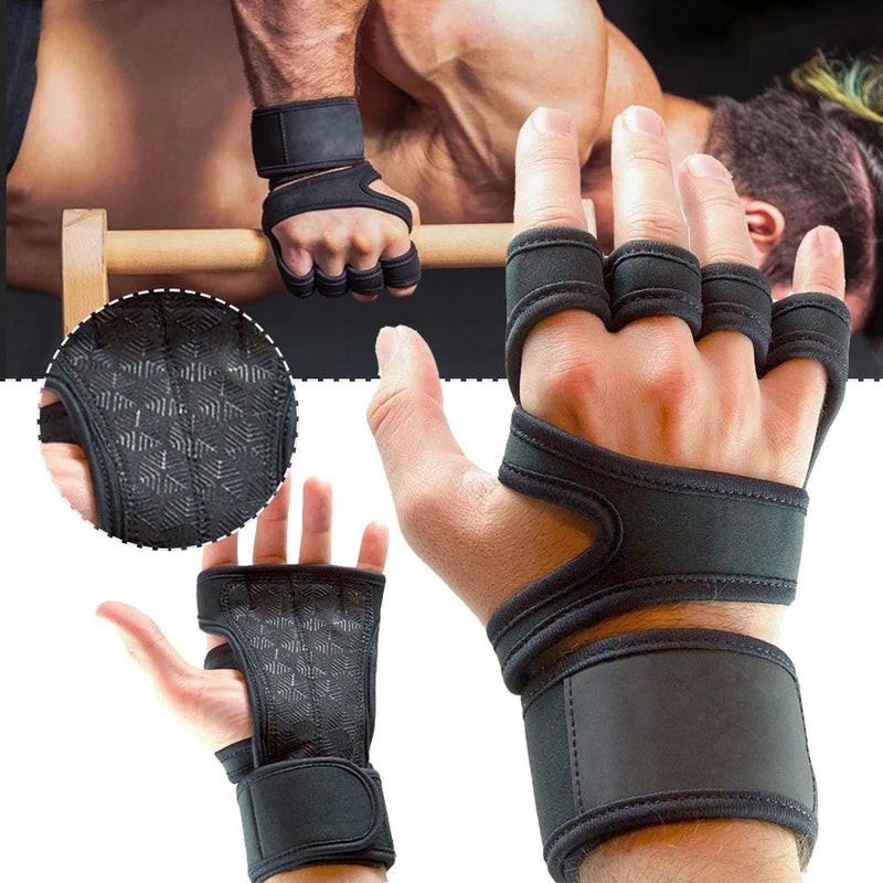 Unisex Training Sport Gloves, Fitness, Bodybuilding, Weightlifting, Gym Workout Gloves, Hand Wrist Palm Protection