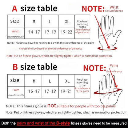 Unisex Training Sport Gloves, Fitness, Bodybuilding, Weightlifting, Gym Workout Gloves, Hand Wrist Palm Protection