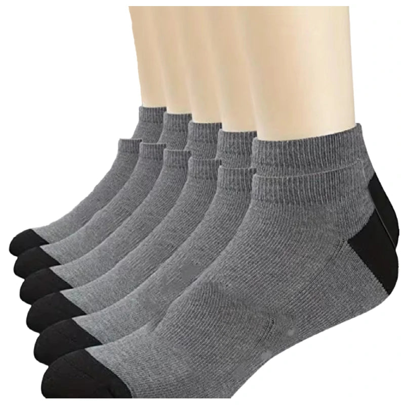 Men Breathable Cotton & Bamboo Fiber Socks, Winter & Autumn Sports Stockings, Sweat Absorption Business Sox