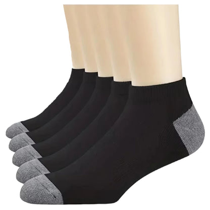 Men Breathable Cotton & Bamboo Fiber Socks, Winter & Autumn Sports Stockings, Sweat Absorption Business Sox