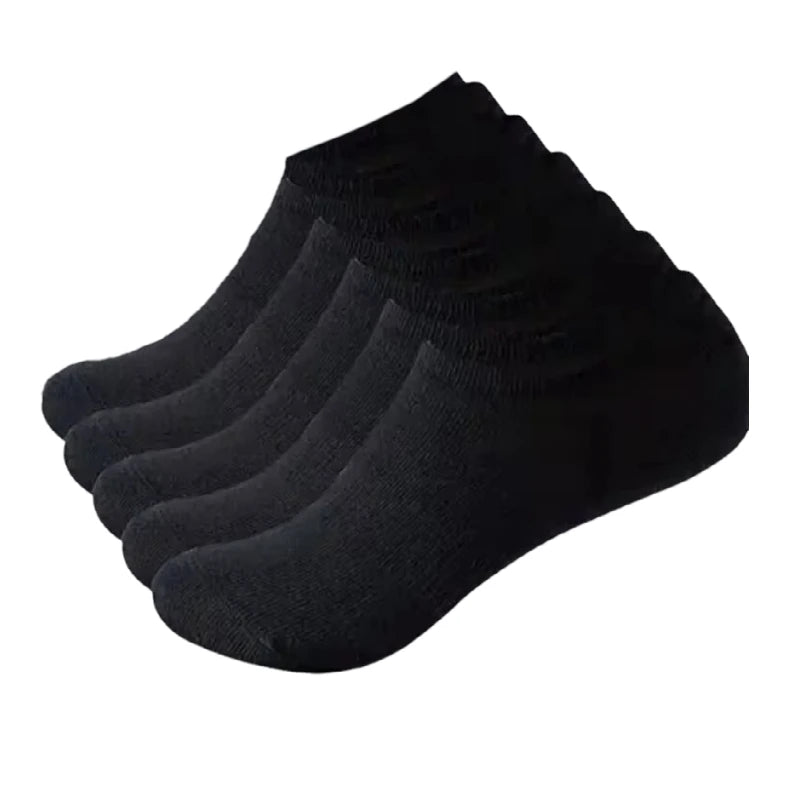 Men Breathable Cotton & Bamboo Fiber Socks, Winter & Autumn Sports Stockings, Sweat Absorption Business Sox