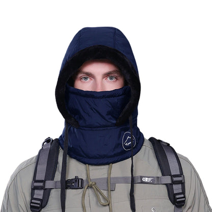 Knitting Breathable Winter Women's Balaclava Hat, Unisex Plush Balaclava, Warm Neck Scarf with Face Mask for Sports.