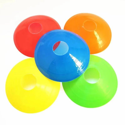 Soccer Disc Cones Set, Pro Agility Discs for Football Training, Durable Space Markers for Speed & Coordination Drills