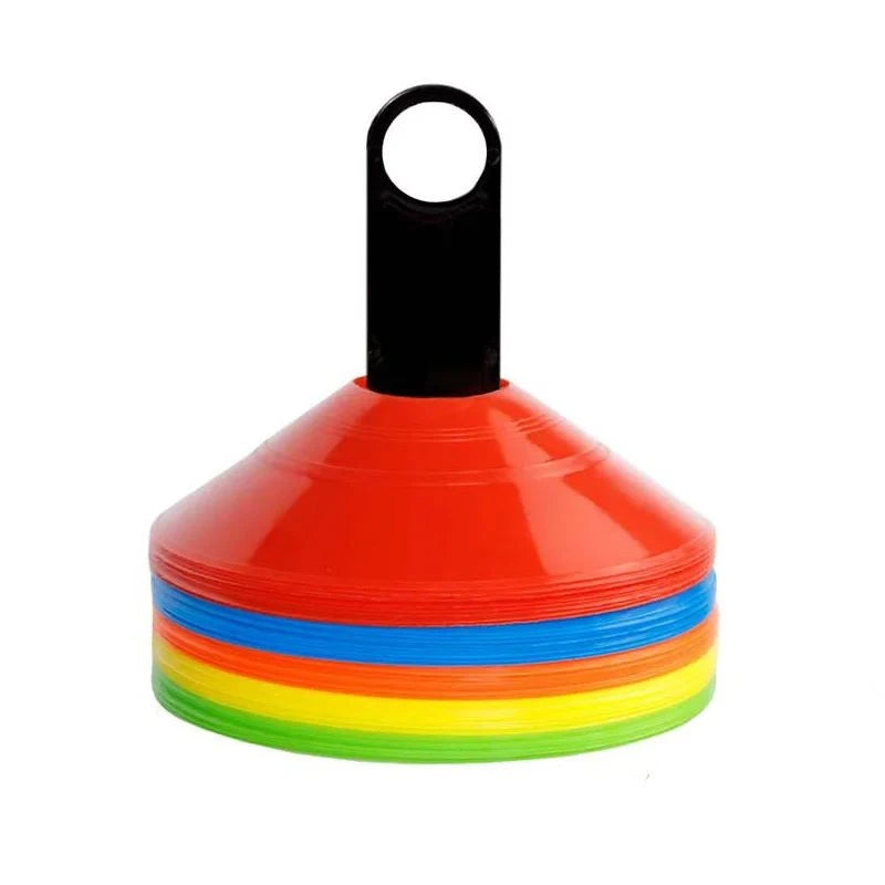 Soccer Disc Cones Set, Pro Agility Discs for Football Training, Durable Space Markers for Speed & Coordination Drills