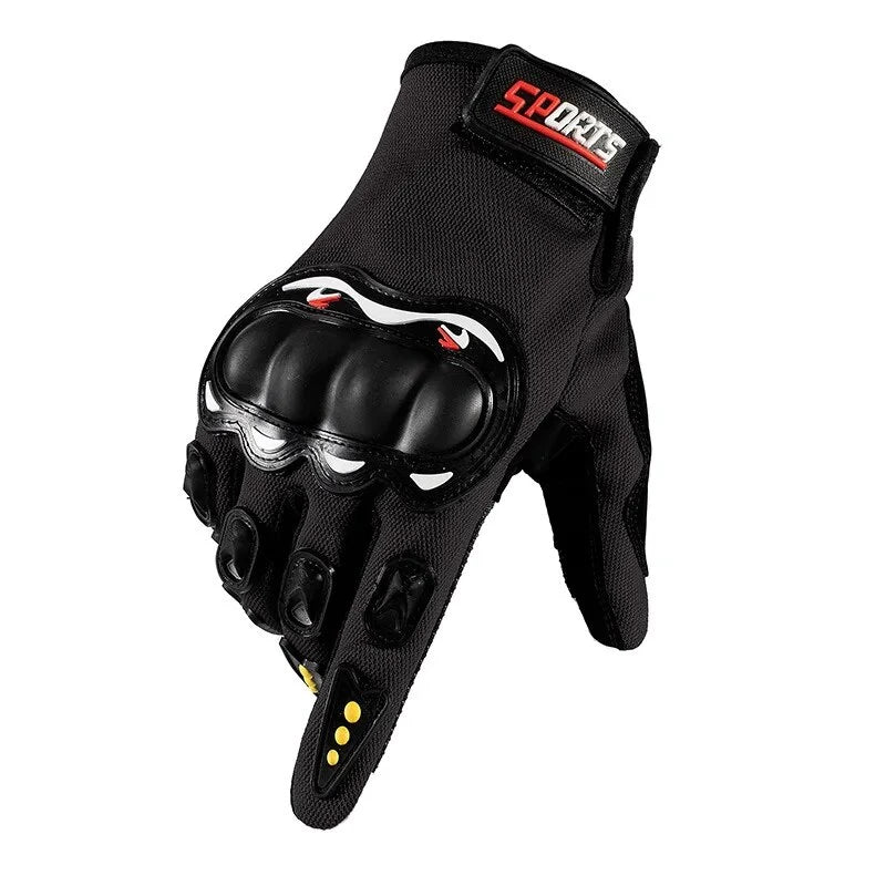 Men Full-Finger Motorcycle Gloves Touch Screen Compatible Anti-Fall Off-Road Cycling Protection Outdoor Sports Gear
