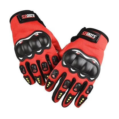 Men Full-Finger Motorcycle Gloves Touch Screen Compatible Anti-Fall Off-Road Cycling Protection Outdoor Sports Gear