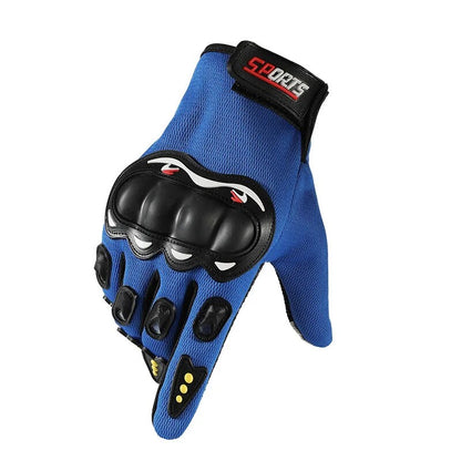 Men Full-Finger Motorcycle Gloves Touch Screen Compatible Anti-Fall Off-Road Cycling Protection Outdoor Sports Gear